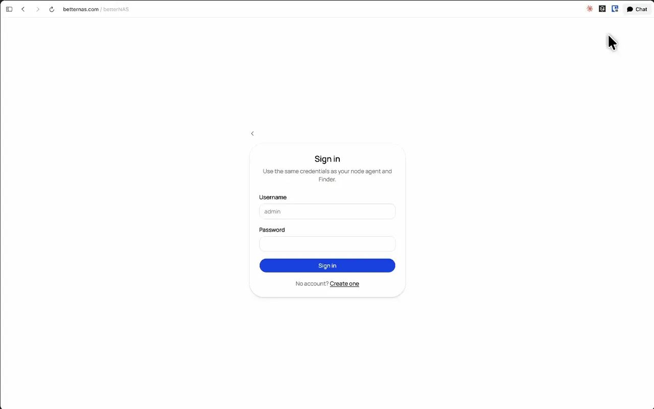betternas mounting a remote machine in finder